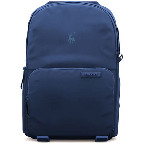 Brevite Jumper Photo Backpack (Navy Blue) .